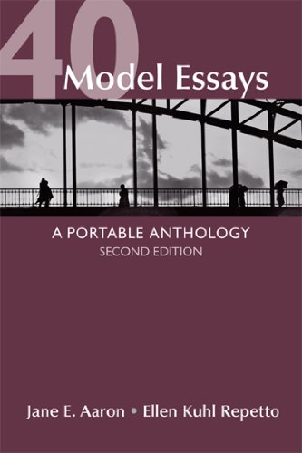 Stock image for 40 Model Essays: A Portable Anthology for sale by A Team Books