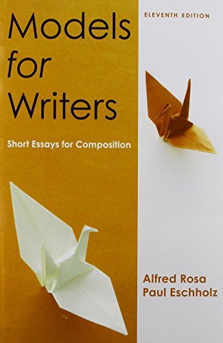 Models for Writers 11e & i-claim (9781457610288) by Rosa, Alfred; Eschholz, Paul; Clauss, Patrick