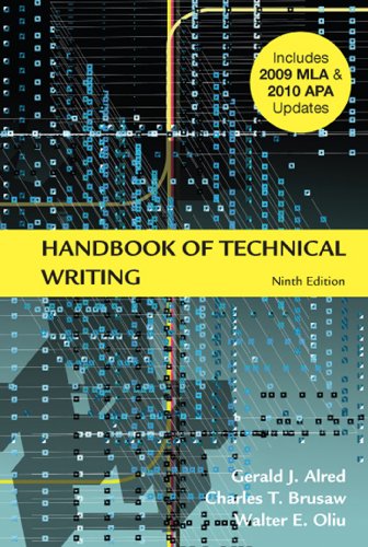 Imagen de archivo de Handbook of Technical Writing with 2009 MLA and 2010 APA Updates a la venta por ThriftBooks-Dallas