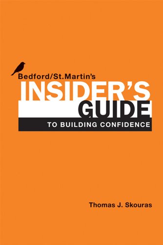 Stock image for Insider's Guide to Building Confidence for sale by a2zbooks