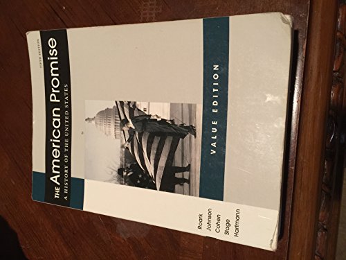 Beispielbild fr The American Promise Value Edition, Combined Version: A History of the United States zum Verkauf von HPB-Red