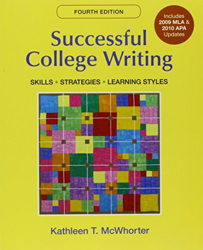 9781457614835: Successful College Writing With 2009 Mla and 2010 Apa Updates + Research Pack