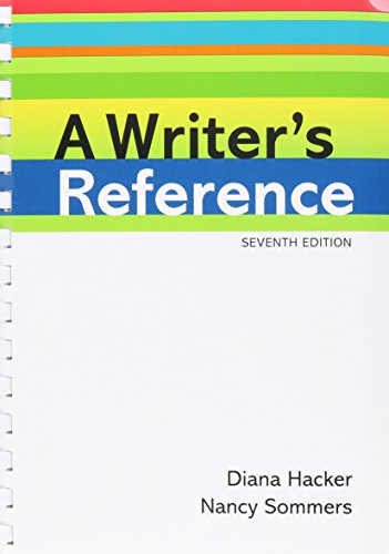 Writer's Reference 7e & E-Book (Two Year Access) & Writing in the Disciplines 7e & Writing About Literature 7e (9781457617966) by Hacker, Diana; Sommers, Nancy
