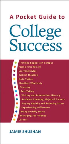 Beispielbild fr A Pocket Guide to College Success zum Verkauf von Better World Books