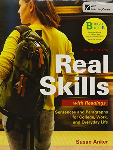 Stock image for Loose-leaf Version for Real Skills with Readings: Sentences and Paragraphs for College, Work, and Everyday Life (Budget Books) for sale by HPB-Red
