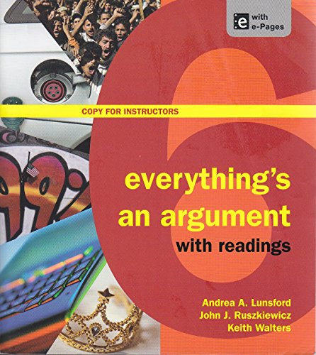 Beispielbild fr Everything's an Argument with Readings zum Verkauf von Better World Books