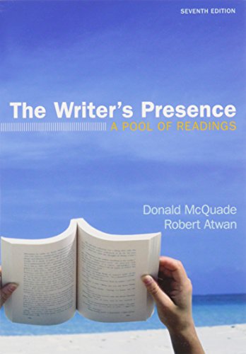 Writer's Reference 7e & Writer's Presence 7e (9781457624872) by Hacker, Diana; Sommers, Nancy; McQuade, Donald; Atwan, Robert