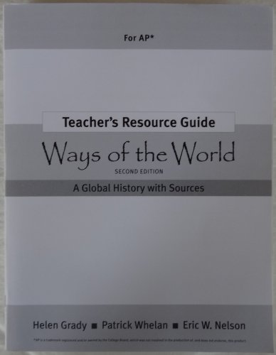 Imagen de archivo de Bedford/St. Martin's Ways of the World: A Global History with Sources for AP* - Teacher's Resource Guide 2nd Edition a la venta por ThriftBooks-Atlanta