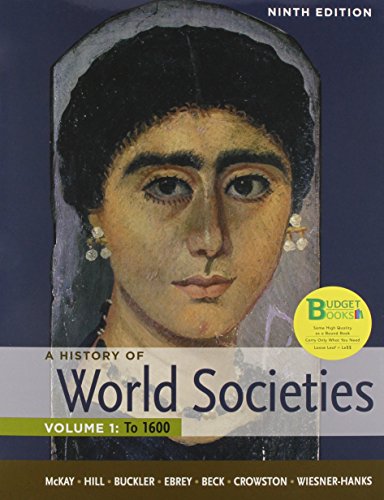 Imagen de archivo de Loose-leaf Version of History of World Societies 9e V1 & HistoryClass a la venta por Bookmans