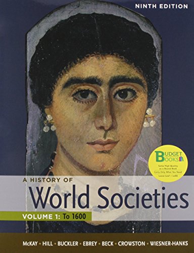 Stock image for Loose-leaf Version of History of World Societies 9e V1 & HistoryClass for sale by Bookmans