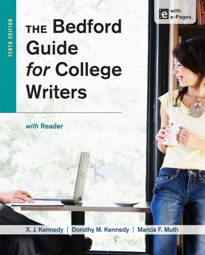 Stock image for The Bedford Guide for College Writers with Reader for sale by Hippo Books
