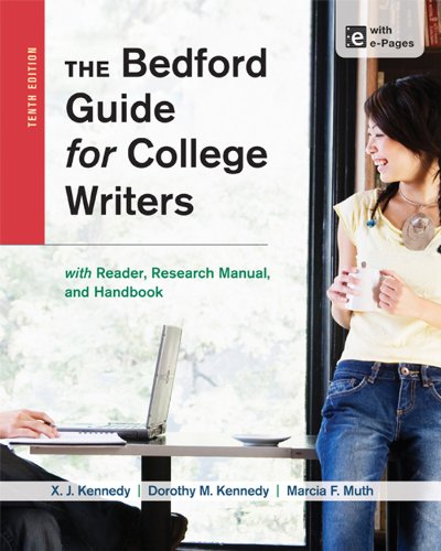 Beispielbild fr The Bedford Guide for College Writers with Reader, Research Manual, and Handbook zum Verkauf von Better World Books