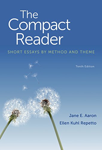 Imagen de archivo de The Compact Reader: Short Essays by Method and Theme a la venta por Wrigley Books