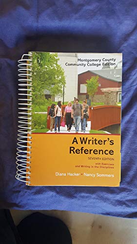 Stock image for A Writer's Reference Seventh Edition with Exercises and Writing in the Disciplines for sale by ThriftBooks-Atlanta