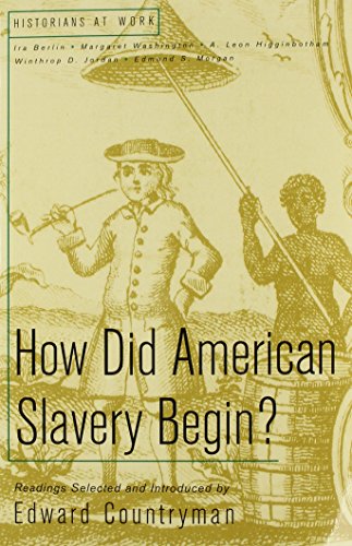 How Did American Slavery Begin & Great Awakening & Envisioning America & Salem Witch Hunt (9781457639364) by Countryman, Edward; Kidd, Thomas S.; Mancall, Peter C.; Godbeer, Richard