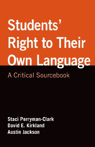Stock image for Students' Right to Their Own Language: A Critical Sourcebook for sale by BooksRun