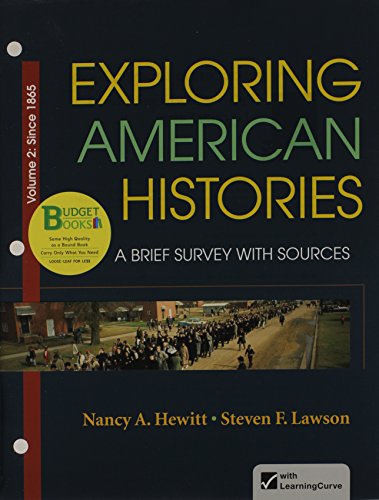 Stock image for Loose-leaf Version for Exploring American Histories, Volume 2: A Brief Survey with Sources for sale by SecondSale