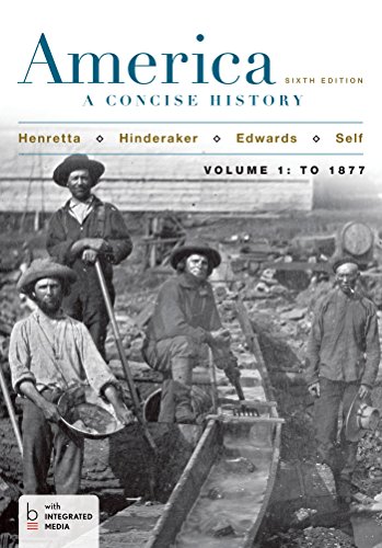 Beispielbild fr America: A Concise History, Volume 1 zum Verkauf von Gulf Coast Books