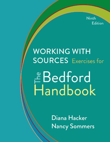 9781457650574: Working With Sources: Exercises for the Bedford Handbook