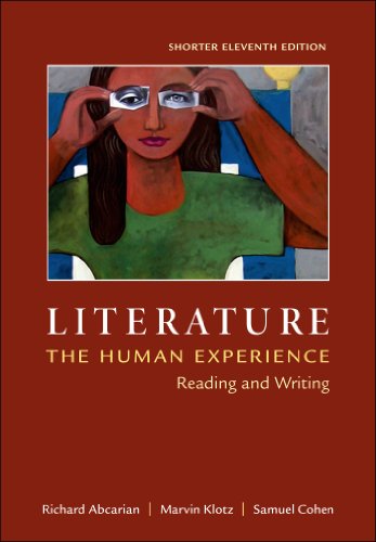 Stock image for Literature: The Human Experience, Shorter Edition: Reading and Writing for sale by SecondSale
