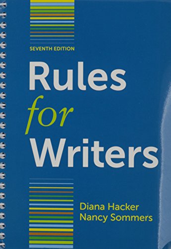 Everything's an Argument 6e & Rules for Writers with Writing about Literature (Tabbed Version) 7e (9781457657405) by Lunsford, Andrea A.; Ruszkiewicz, John J.; Walters, Keith; Hacker, Diana; Sommers, Nancy