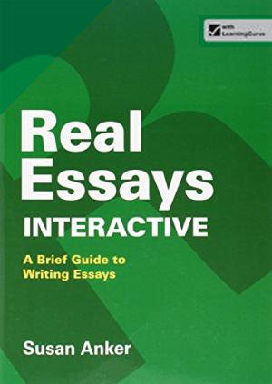 Beispielbild fr I.E. REAL ESSAYS: INTERACTIVE; ANKER zum Verkauf von Better World Books