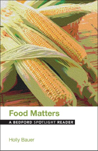 Imagen de archivo de Food Matters: A Bedford Spotlight Reader a la venta por SecondSale