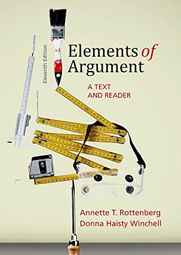 Beispielbild fr Elements of Argument: A Text and Reader zum Verkauf von BooksRun