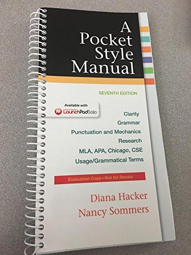 9781457663093: A Pocket Style Manual