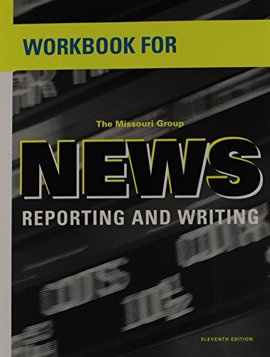 Beispielbild fr Workbook for News Reporting and Writing zum Verkauf von Jenson Books Inc