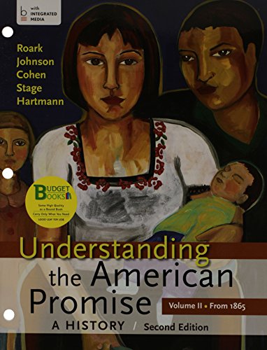 Beispielbild fr Loose-Leaf Version for Understanding the American Promise: A History, Volume II: A Brief History of the United States: 2 zum Verkauf von Books From California