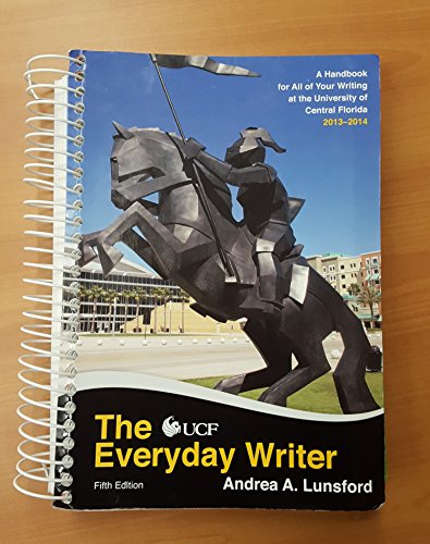 9781457664397: EVERYDAY WRITER >CUSTOM< [Spiral-bound] Andrea Lunsford