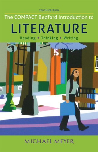 Stock image for The Compact Bedford Introduction to Literature (Reading Thinking Writing) for sale by Better World Books