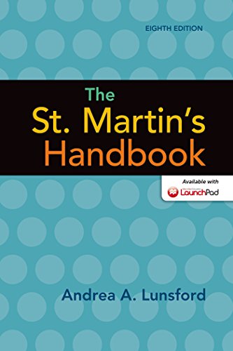 Beispielbild fr The St. Martin's Handbook zum Verkauf von BooksRun