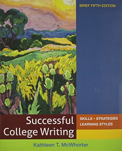 Successful College Writing Brief 5e & Everyday Writer with Exercises 5e (9781457667459) by McWhorter, Kathleen T.; Lunsford, Andrea A.