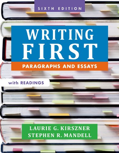 Immagine dell'editore per Writing First with Readings: Paragraphs and Essays venduto da ThriftBooks-Dallas