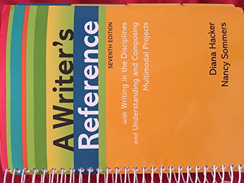 Stock image for Writer's Reference VCU Edition (Custom) for sale by BookHolders