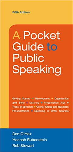 Beispielbild fr A Pocket Guide to Public Speaking zum Verkauf von Goodwill of Colorado