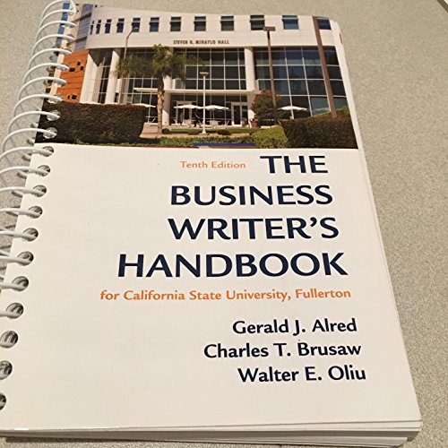 Stock image for BUSINESS WRITER'S HANDBOOK >CU for sale by ThriftBooks-Dallas