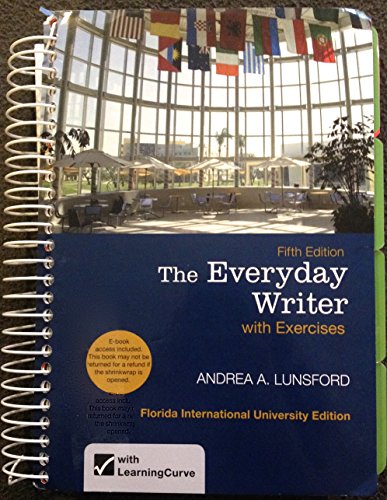 9781457673221: The Everyday Writer Fifth Edition Florida International University Edition