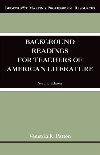 Beispielbild fr Background Readings for Teachers of American Literature zum Verkauf von Weller Book Works, A.B.A.A.