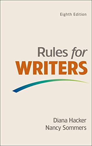 Beispielbild fr Rules for Writers zum Verkauf von BooksRun