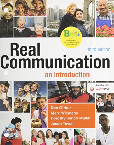 Beispielbild fr Loose-Leaf Version for Real Communication: An Introduction zum Verkauf von SGS Trading Inc