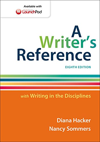 Stock image for A Writer's Reference with Writing in the Disciplines for sale by SecondSale