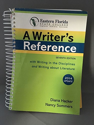 Stock image for A Writers reference for sale by Gulf Coast Books