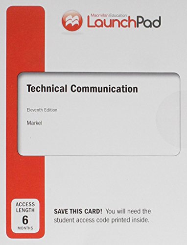 9781457688591: Launchpad for Technical Communication, Six Month Access