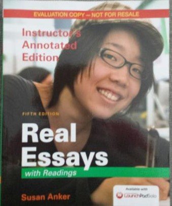 Beispielbild fr Real Essays with Readings (Annotated Instructor Edition) zum Verkauf von Better World Books