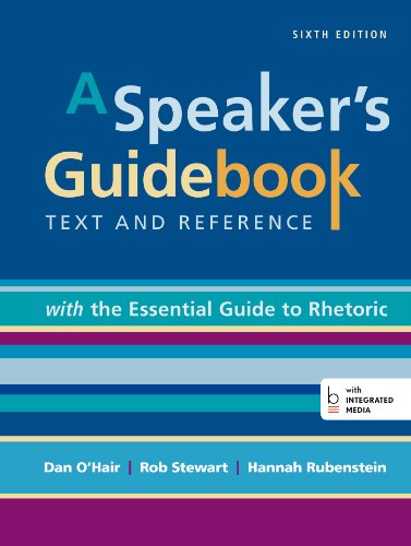 Stock image for A Speaker's Guidebook with The Essential Guide to Rhetoric for sale by Idaho Youth Ranch Books