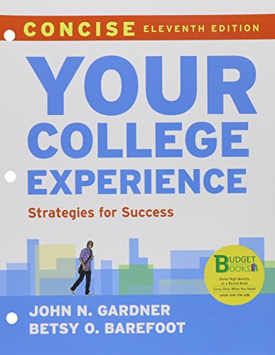Beispielbild fr Loose-leaf Version for Your College Experience, Concise Edition: Strategies for Success zum Verkauf von BooksRun