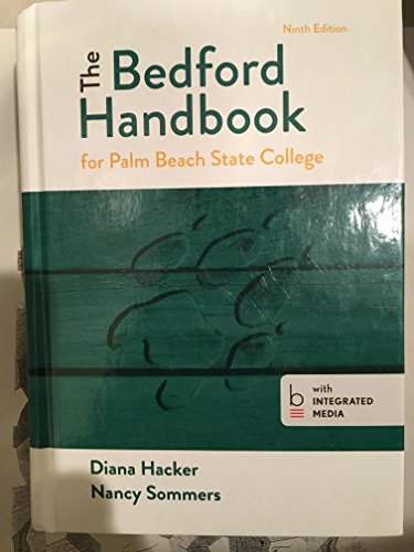 Stock image for The Bedford Handbook for Palm Beach State College for sale by OwlsBooks